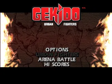 Gekido - Urban Fighters (US) screen shot title